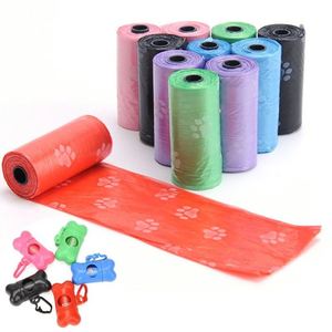 ถุงเก็บอุจจาระสุนัขแบบใช้แล้วทิ้ง ผลิตจากแป้งข้าวโพด ย่อยสลายได้ทางชีวภาพ บรรจุภัณฑ์มาตรฐาน รับผลิตแบบกำหนดเองและติดฉลากส่วนตัว - Product Image 3