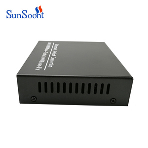 4 cổng Ethernet một SFP cổng sợi chuyển đổi 1000Mbps đen kim loại bìa - Product Image 5