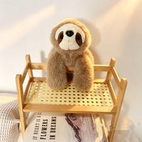 Adorable Peluche Paresseuse Personnalisée, Animal en Peluche Allongé Hippopotame Éléphant Singe, Douce et Réconfortante, Fabricant de Peluches