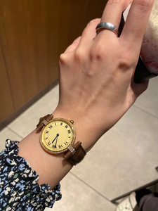 Reloj mecánico automático moderno y elegante, correa de piel de vaca con estampado de cocodrilo marrón, resistente al agua para uso diario - Product Image 5