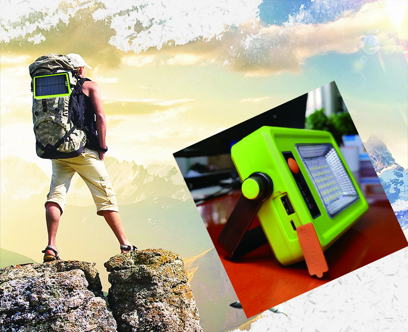 Портативное беспроводное солнечное зарядное устройство Mini home power