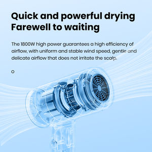 Secador de Pelo Iónico Portátil Hair Power de 110000 RPM BLDC con Difusor, Mango Plegable y Alta Velocidad para un Secado Rápido y Uso en Hoteles - Product Image 4