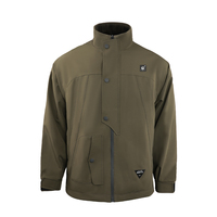 Veste d'hiver chauffante pour l'extérieur, coupe-vent, col montant, chauffage réglable, légère, économe en énergie, rembourrée en coton