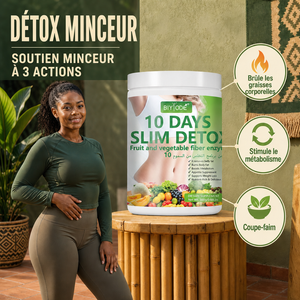 Stock disponible en vente directe d'usine : Shake Détox Minceur aux Plantes (cure de 10 jours), Riche en fibres, Brûleur de graisse - Product Image 2