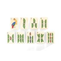 Jeu de Mahjong américain personnalisé en acrylique gravé ivoire, motif Prunier, Orchidée, Bambou, Chrysanthème, jeu de table pour le divertissement