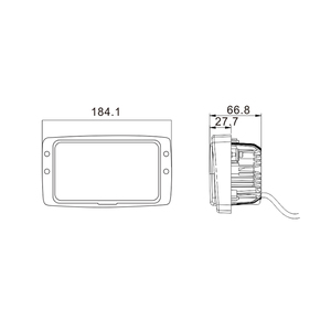 ECE R10 40W LED <span class=keywords><strong>Cab</strong></span> Light pour John Deere AZY75365A AZ41570 Flood/Spot LED Work Light - Product Image 2