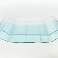 Panel de Techo de Policarbonato Corrugado, Lámina Resistente a Impactos y con Protección UV para Soluciones de Techos Comerciales