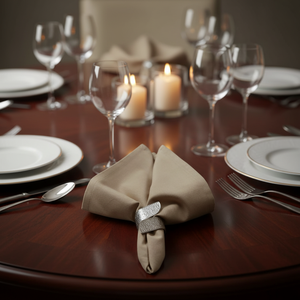 Serviettes de table personnalisables, écologiques, réutilisables, 100% lin, faites à la main, de luxe, pour mariage, restaurant, hôtel - Product Image 6