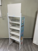 Exhibidor de Pañales para Bebés, Estructura Metálica con Panel de Espuma de PVC Impreso