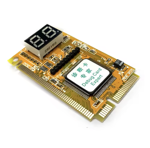 การ์ดดีบัก PCI-E แบบมินิ PCI - เครื่องมือวินิจฉัยข้อบกพร่องแบบ 2 หลักสำหรับเมนบอร์ดโน้ตบุ๊กและแล็ปท็อป - เครื่องทดสอบการวิเคราะห์ PCI Express - Product Image 6