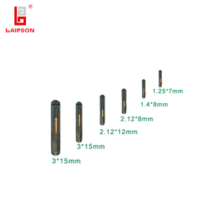 Micropuce animale de température 134.2KHZ RFDI 2.12mm pour animaux de compagnie chats chiens - Product Image 1