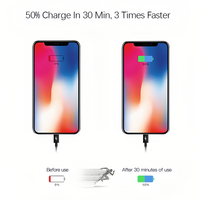 Venta al por mayor nuevo diseño tipo C rápido PD Quik carga Cable Usb blanco trenzado 60W 3A Cable tipo C