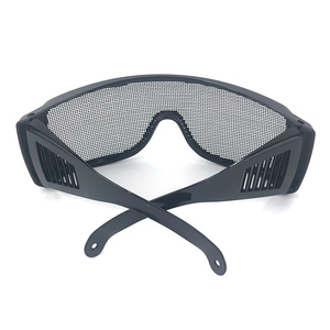 <span class=keywords><strong>Gafas</strong></span> <span class=keywords><strong>de</strong></span> malla metálica con certificación ANT5PPE CE EN166, protección ocular para trabajos forestales contra impactos. - Product Image 1