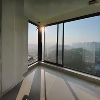 Ventanas Corredizas Laterales Panorámicas de Aleación, Resistentes al Viento, Insonorizadas, con Vidrio Templado para Uso en Dormitorios de Casas Modernas
