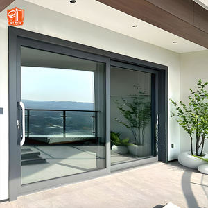 무거운 슬라이딩 도어 알루미늄 베란다 파티오 슬라이딩 도어 유리 리프트 슬라이딩 도어 - Product Image 6