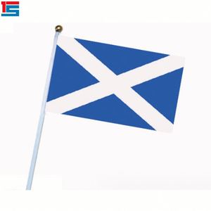 ธงเชอร์เบียสำหรับงานฟุตบอล ขนาด 14*21 ซม. ธงโพลีเอสเตอร์แบบโบกมือ สำหรับตกแต่งภายนอกและภายในอาคาร - Product Image 4