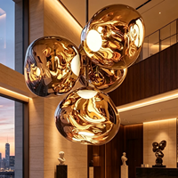 Hängende Deckenleuchte Moderne Lava LED Pendelleuchte PVC Kronleuchter Innenbeleuchtung für Küche Wohnzimmer Schlafzimmer Zuhause