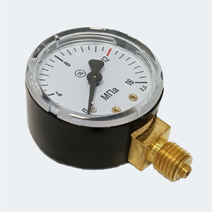 เกจวัดแรงดันท่อ WQ Bourdon 0-25 MPa สำหรับตัวลดแรงดันออกซิเจน WQ-001 - Product Image 5