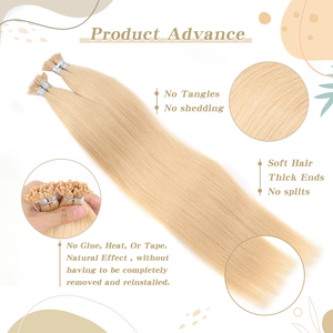 Extensiones de Cabello Humano Remy Chino 100% al por Mayor, Punta en Y, Cutícula Alineada, Doble Trama, Suaves, Sin Caída, Color Claro, Liso Natural - Product Image 3