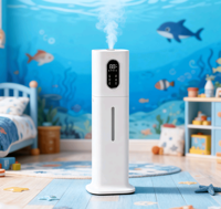 Humidificateur diffuseur automatique électrique à brume chaude, 7L, pour chambre à coucher, avec contrôle tactile, atomisation, vente en gros