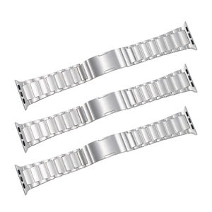 Bandes personnalisées en acier inoxydable 316L pour montre <span class=keywords><strong>Apple</strong></span> <span class=keywords><strong>Watch</strong></span> <span class=keywords><strong>Bracelet</strong></span> à fermoir solide finition brossée 20/22mm usine chinoise directe - Product Image 1