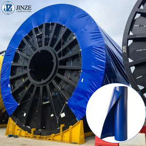 Lona de PVC <span class=keywords><strong>Azul</strong></span> Resistente, Impermeable, para Camiones, Estanques y Exteriores - Cubierta para Toldos - Product Image 4