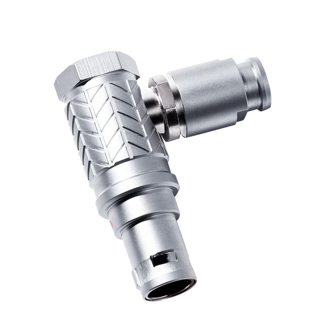 FHG 2B B Series Plug Male Pins Self-Latching Push-Pull Locking Connector with Customizable Cores (2-30) and OEM/ODM Brand