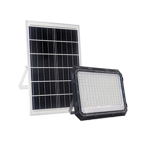 Solar <b>LED</b> Flood <b>Light</b> 5000K Daylight IP65 Waterproof Outdoor Wall Mount with Solar Panel High Brightness Large Size - Product Image 4