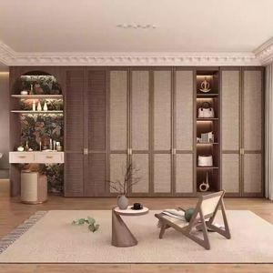 <span class=keywords><strong>Armoire</strong></span> de luxe moderne durable avec <span class=keywords><strong>porte</strong></span> en verre, facile à assembler, pour chambre à coucher, maison, hôtel, villa - Product Image 3