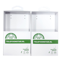 Boîte d'emballage en carton personnalisée avec logo pour étui de téléphone portable, vente en gros, boîte d'emballage transparente pour écran de téléphone portable