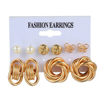 Ins Anting-Anting Menjuntai Kupu-kupu Ular Emas, Set Anting-Anting Menjuntai Akrilik Mutiara Wanita, Perhiasan Anting-Anting 2022