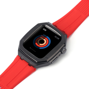 สายนาฬิกาซิลิโคนสำหรับ <span class=keywords><strong>Apple</strong></span> <span class=keywords><strong>Watch</strong></span> <span class=keywords><strong>Series8</strong></span> 7 6,เคสกันกระแทกสำหรับนาฬิกาสปอร์ตขนาด42มม. 44มม. 45มม. - Product Image 4