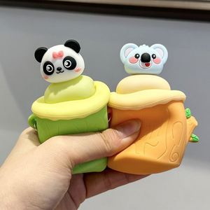 Nouveau porte-clés pendentif jouet à presser - Grenouille & Panda - pour tous les âges, pour cadeaux, souvenirs, cadeau créatif pour amis - Product Image 3