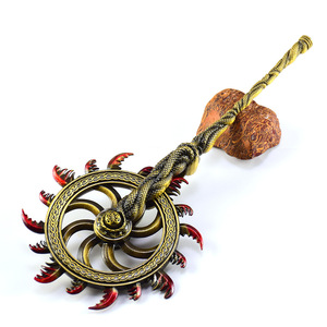 Modello di Arma Periferica del Gioco Elden Ring: Lancia di <span class=keywords><strong>Kisa</strong></span> 22CM, Versione con Scatola Regalo, Cuscinetto Rotante, Articolo Cosplay, Ornamento in Lega - Product Image 1
