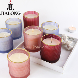 Velas Aromáticas de Parafina en Frasco de Vidrio de 100g, Hechas a Máquina, Fragancia Festiva, Decoración para el Hogar, Tiempo de Quemado - Product Image 4