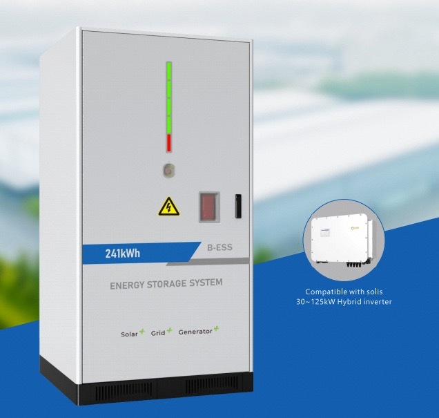 Industrial Energy Storage Cabinet 215KWH 261Kwh With PCS And Inverter All In One For Business