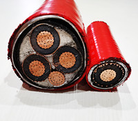 Cable de alimentación de cubierta de LLDPE, aislamiento XLPE, 750 MCM, 25KV MV, en venta