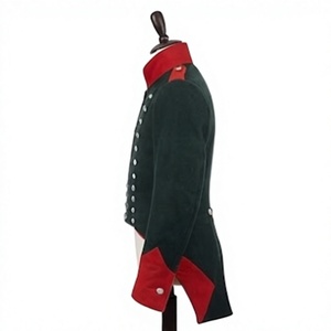 Abrigo de Invierno para Hombre, Estilo Vintage, Cuello Alto, 100% Lana, Resistente al Agua, Uniforme - Product Image 4