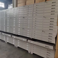 Classeur plat en acier A0 A1 de grande capacité pour le stockage des affiches et des plans architecturaux