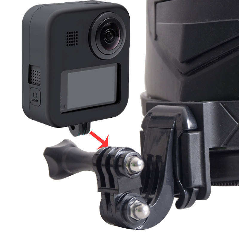 HONGDAK Motorcycle Helmet Mount Chin Stand Mount Holder for GoPro Hero 7 8 9 10 11 Black DJI Action Camera