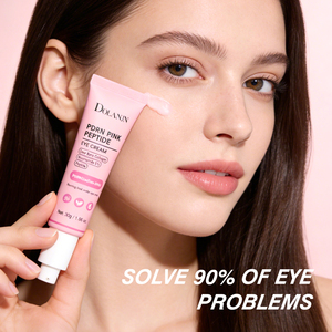 Crème pour les yeux anti-âge <span class=keywords><strong>coréenne</strong></span> à la niacinamide OEM, collagène soluble, acétate de tocophérol, PDRN de saumon, peptide rose, tube - Product Image 3
