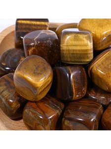 Piedra Ojo de Tigre de 18-20mm 2-3 Piedra Cristal Mineral Espécimen Pulido Curado Equilibrio Energético - Product Image 4