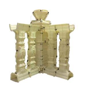 แม่พิมพ์ราวบันไดคอนกรีตรูปทรงดอกไม้แม่พิมพ์ราวบันไดสำหรับตกแต่งราวจับ - Product Image 5