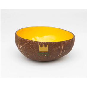 Wholesale Sustainable Natural <b>Coconut</b> <b>Shell</b> Bowls High Quality Traditional Lacquerware Food Safe Salad Bowls - Product Image 3