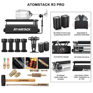 En Stock en México Paquete <span class=keywords><strong>ATOMSTACK</strong></span> A5 <span class=keywords><strong>Pro</strong></span> y Rodillo <span class=keywords><strong>R3</strong></span> <span class=keywords><strong>Pro</strong></span>, Máquina de Grabado y Corte Láser de 40W para Madera, Acrílico y Cuero - Product Image 6