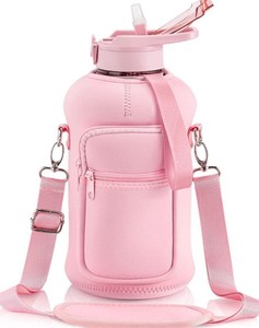 Meilleure Vente : Bouteille Isotherme Écologique 2,2 L (Demi-Gallon) avec Manchon, pour Boire Directement – Idéale Fitness, Gym, Sports de Plein Air - Product Image 1