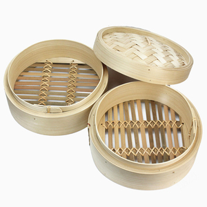 <span class=keywords><strong>Vaporera</strong></span> De 2 Capas Y Olla Coccion bambú Cocina Saludable Vaporizador Organico De Vapor De Acero Inoxidable Robar - Product Image 4
