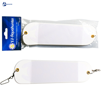 Plaque de plongée pour la pêche à la traîne, en ABS blanc, pour bateau, pêche en haute mer du saumon et de la truite, kit d'accessoires de contrôle de la profondeur