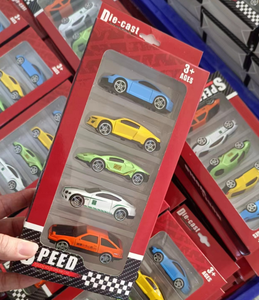 Hot Multi-style 5PCS 1/64 Scale <strong>Mini</strong> Vehicle Free Wheel Alloy Model Die Cast Cars Set for Kids Gift Collection - Product Image 3