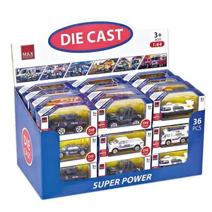 कार खिलौने छोटे मिनी मॉडल पुश Diecast खिलौना वाहन सेट वाहन मिश्र धातु कस्टम बच्चों लड़के के लिए प्लास्टिक रंग बॉक्स ABS ASTM चित्र के रूप में